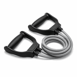 Resistance Tube Band With Handles – Elastic Fitness Band For Strength Training & Home Workout