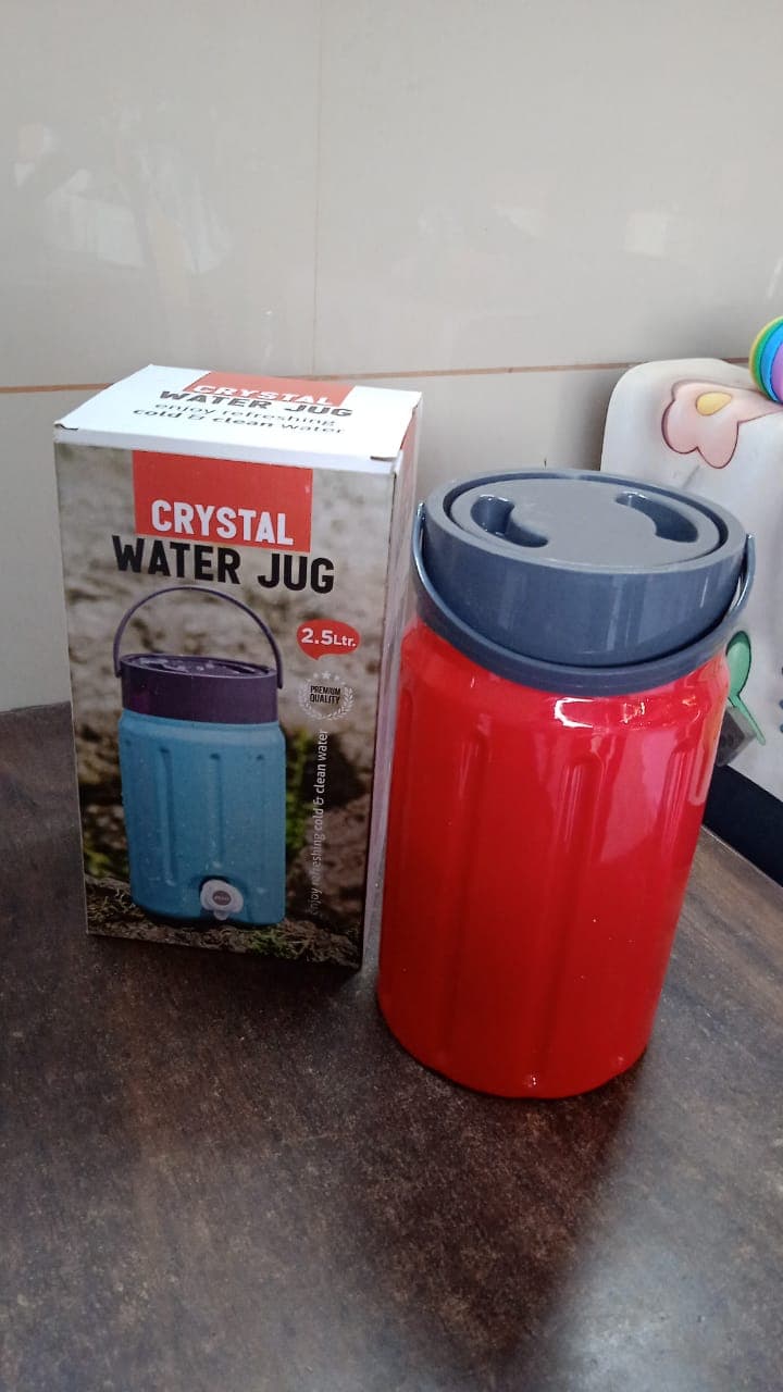Insulated Water Jug with Tap Leakproof, Travel Cooler (2.5 Ltr) thumbnail 7