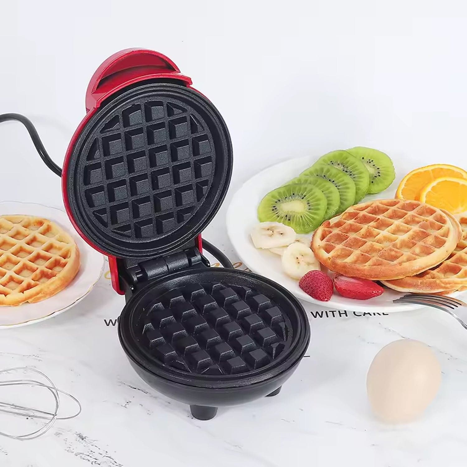 Mini Waffle Maker Machine thumbnail 7