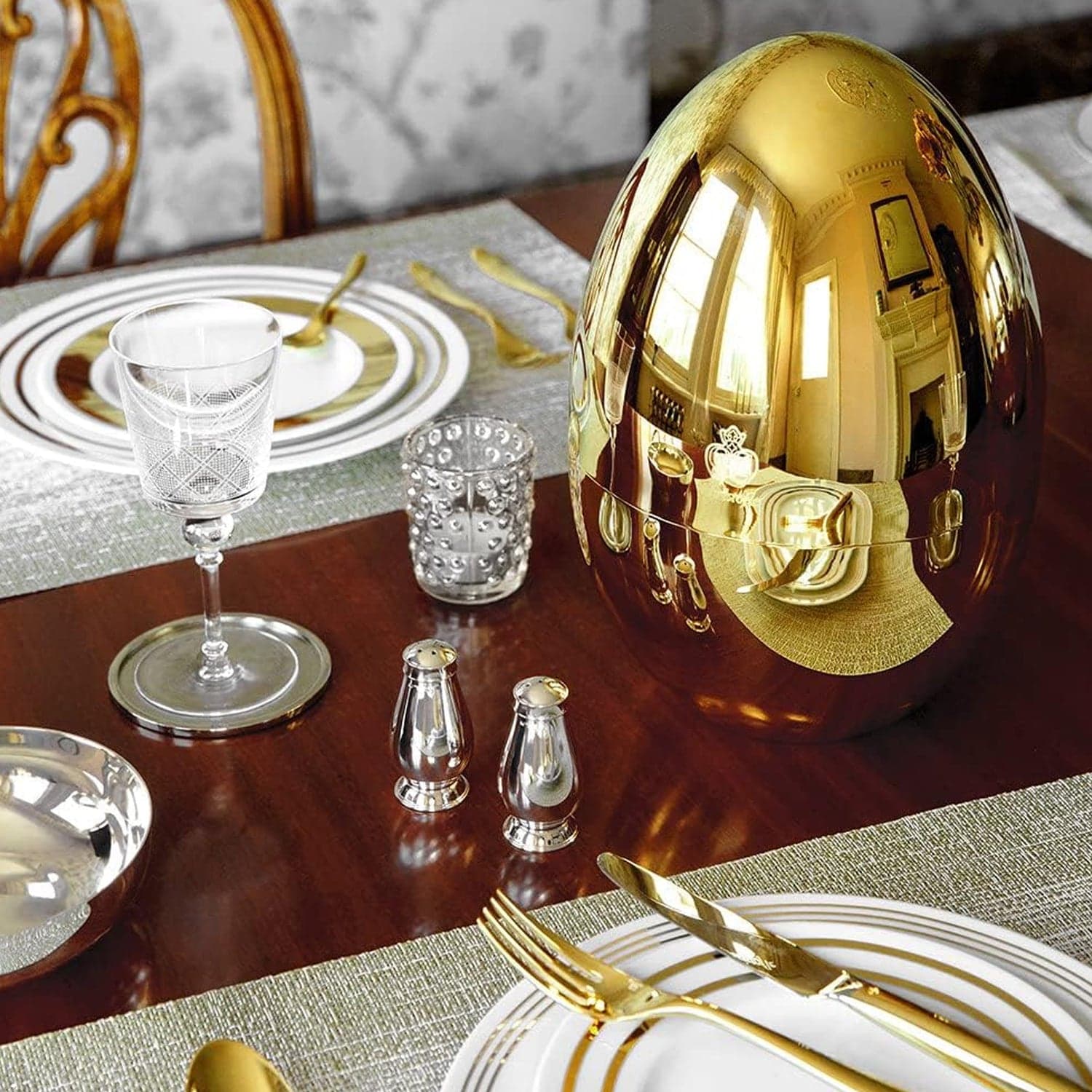 Premium Cutlery Set 24 Pcs With Oval Shaped Stand | Beautiful Stylish Oval Designed Cutlery Sets thumbnail 7