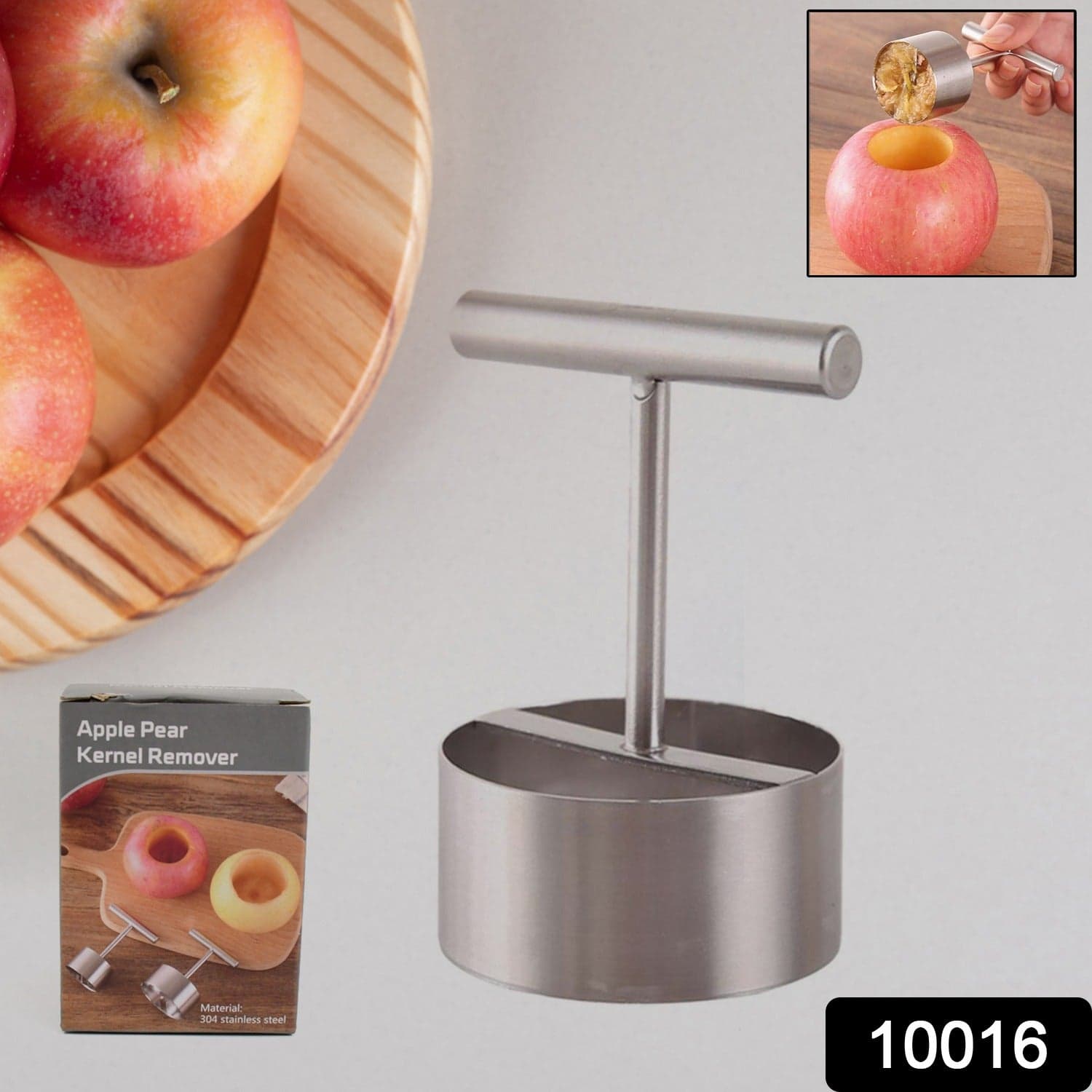Corer Pear Core Separator Vegetable Core Remover Seeder Cutter Pitter Fruit Hole Remover Coring Tool (1 Pc) thumbnail 2