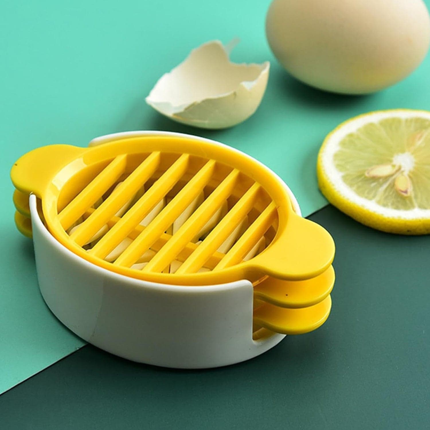 Egg Slicer, 3 In 1 Boiled Egg Slicer, Egg Slicer, Preserved Egg Slicer, Home Restaurant Kitchen Tool (1 Pc) thumbnail 3
