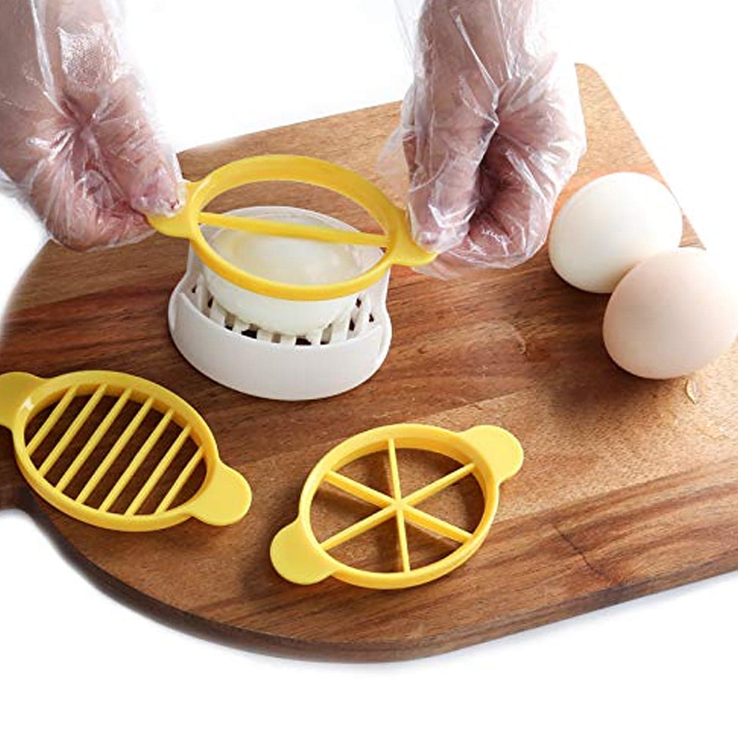 Egg Slicer, 3 In 1 Boiled Egg Slicer, Egg Slicer, Preserved Egg Slicer, Home Restaurant Kitchen Tool (1 Pc) thumbnail 8