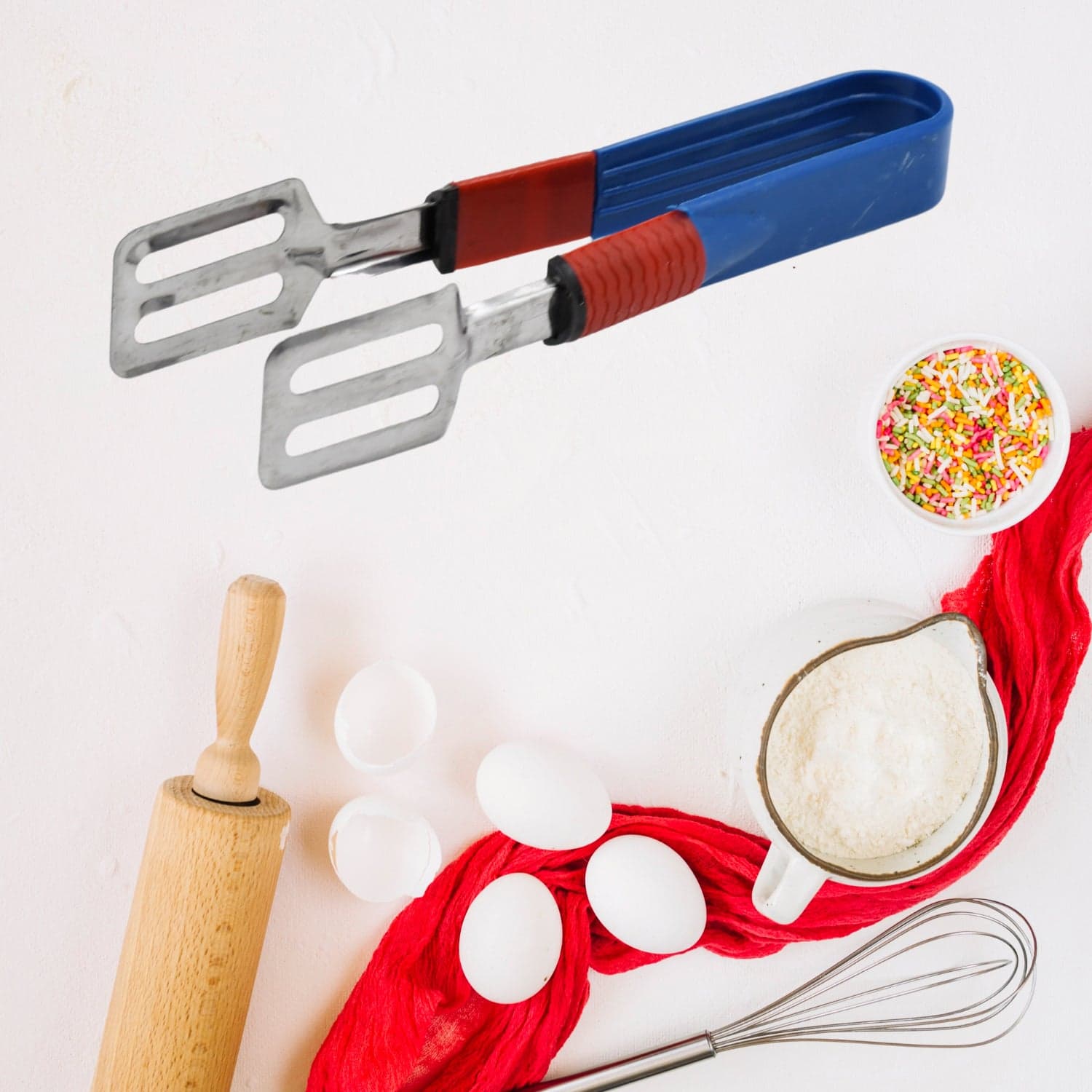 Stainless Steel Multipurpose Utility Tong / Serving Food Tongs / Tong For Kitchen And Bar / Frying thumbnail 5