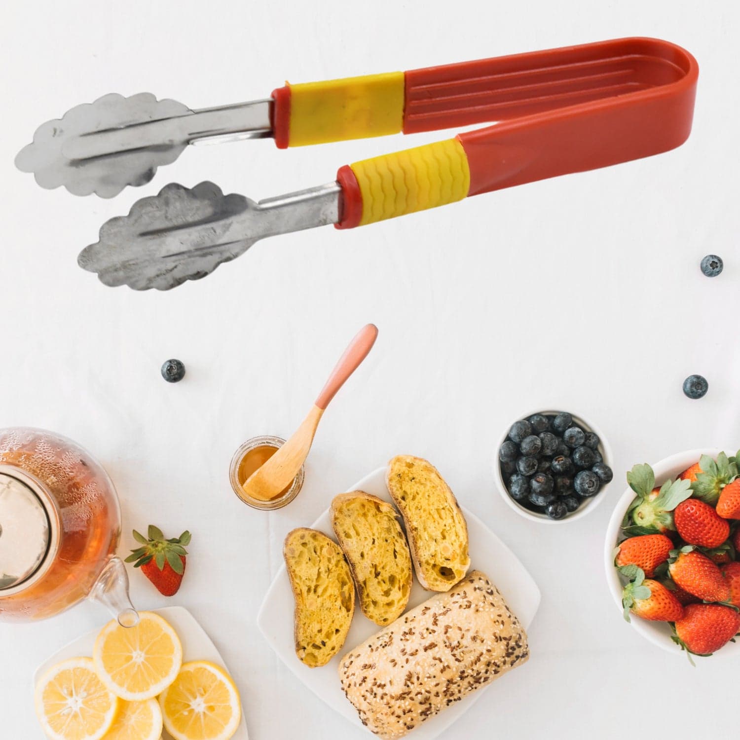Stainless Steel Multipurpose Utility Tong / Serving Food Tongs / Tong For Kitchen And Bar / Frying thumbnail 6