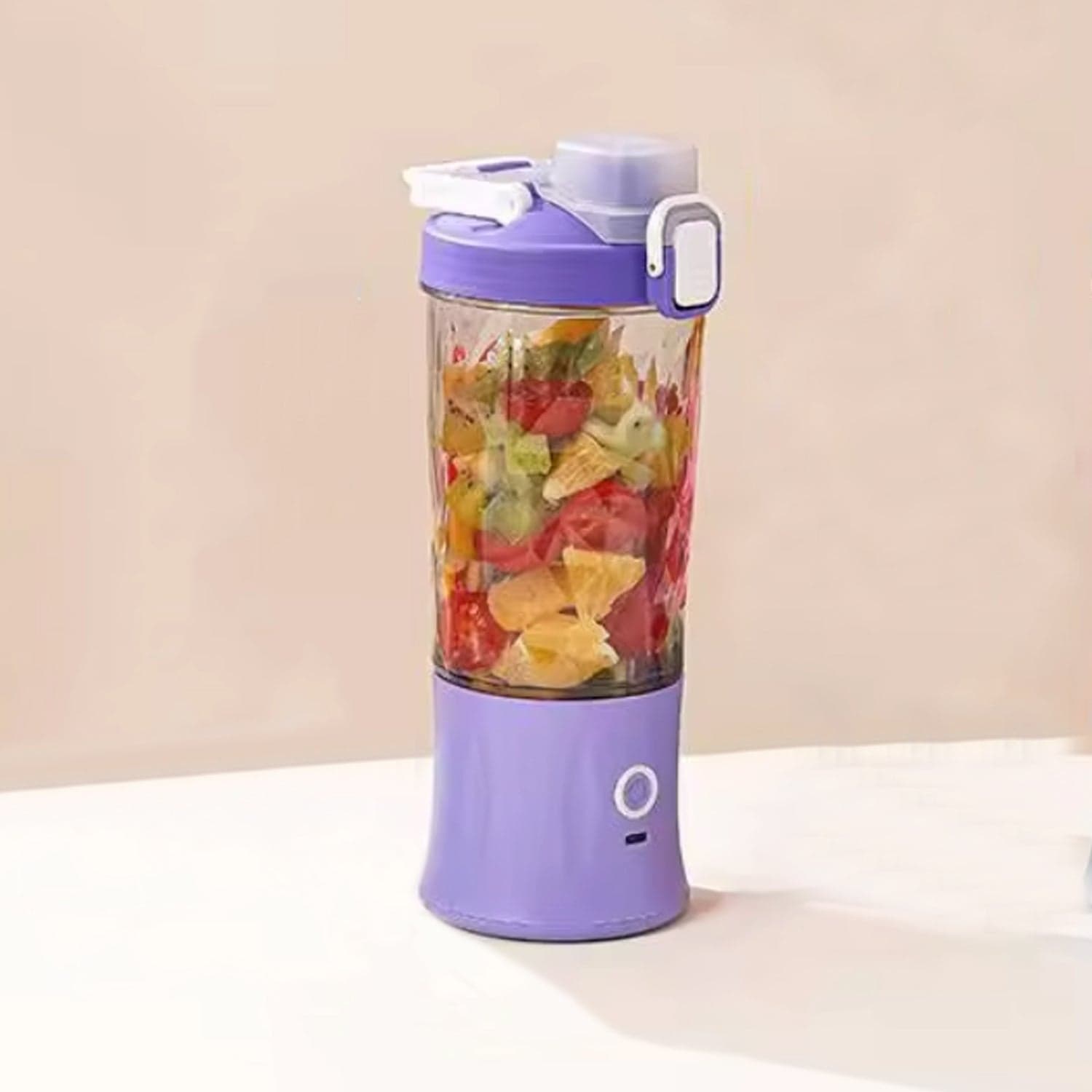 Eletric Crusher Juicer With Multicolor Light, 8 Blades (600 ML / Multicolor) thumbnail 4