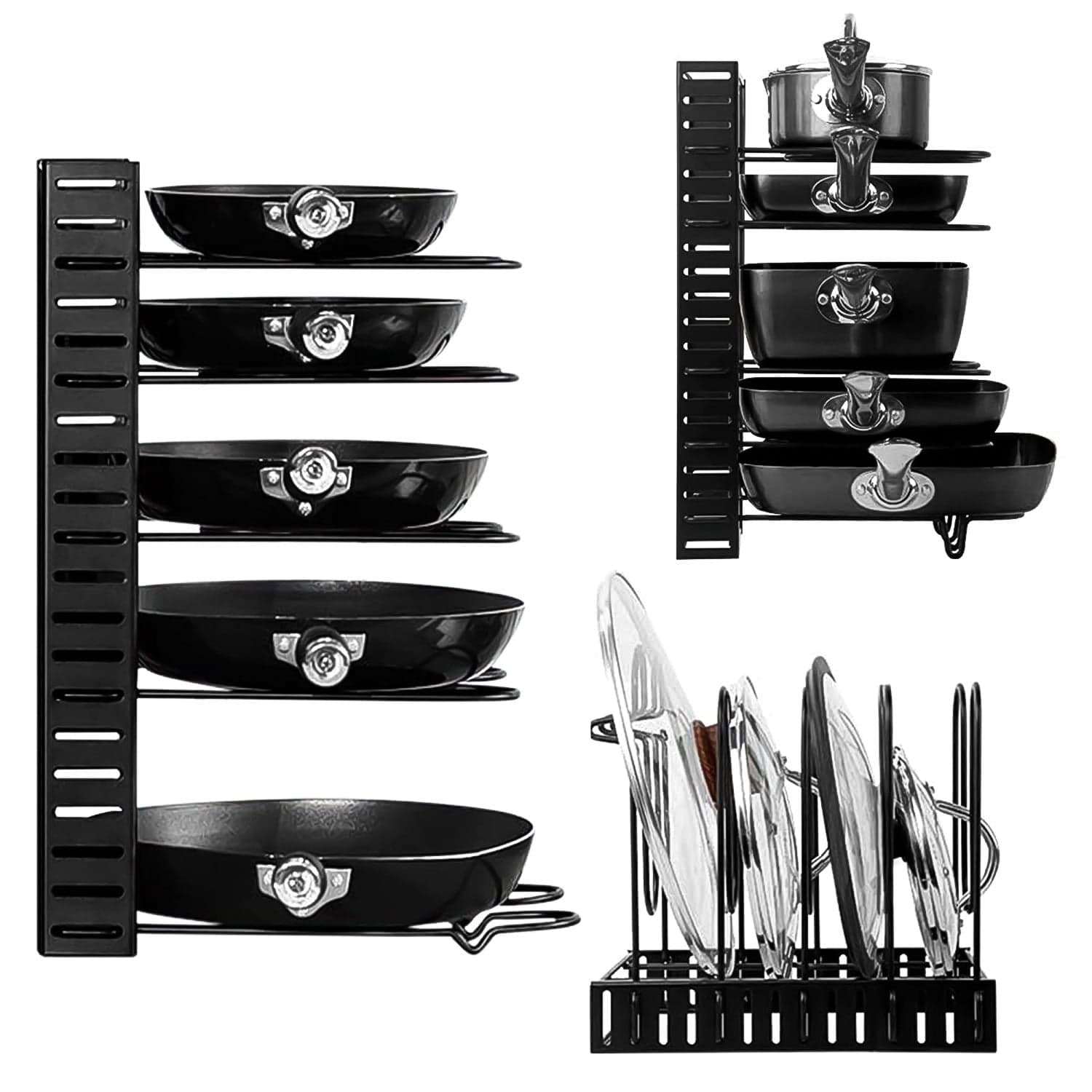Multipurpose Pan & Pot Organizer Rack (1 Pc) thumbnail 3