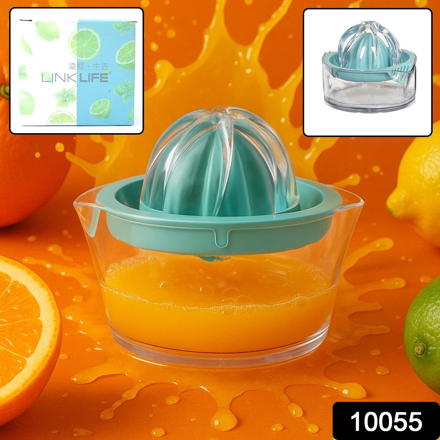 Manual Drink Orange Lemon Citrus Lime Fruit Juice Juicer Squeezer thumbnail 2