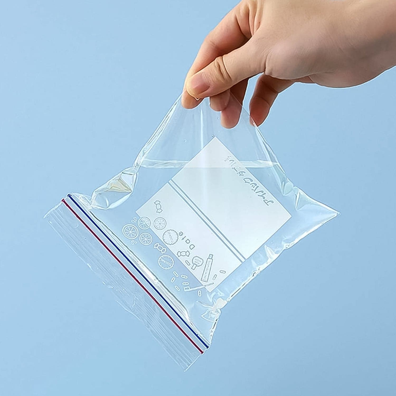 Small Food Seal Bag | Transparent Fresh Food Bags (20 Pcs Set) thumbnail 3