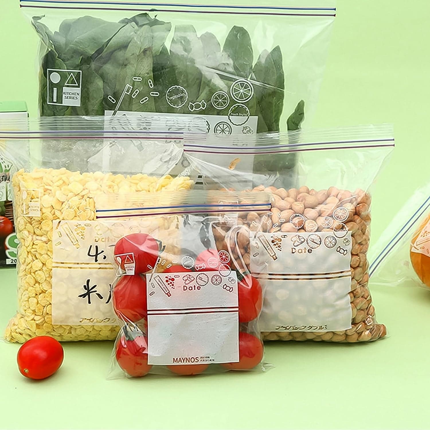 Large Food Seal Bag | Transparent Fresh Food Bags (10 Pcs Set) thumbnail 6