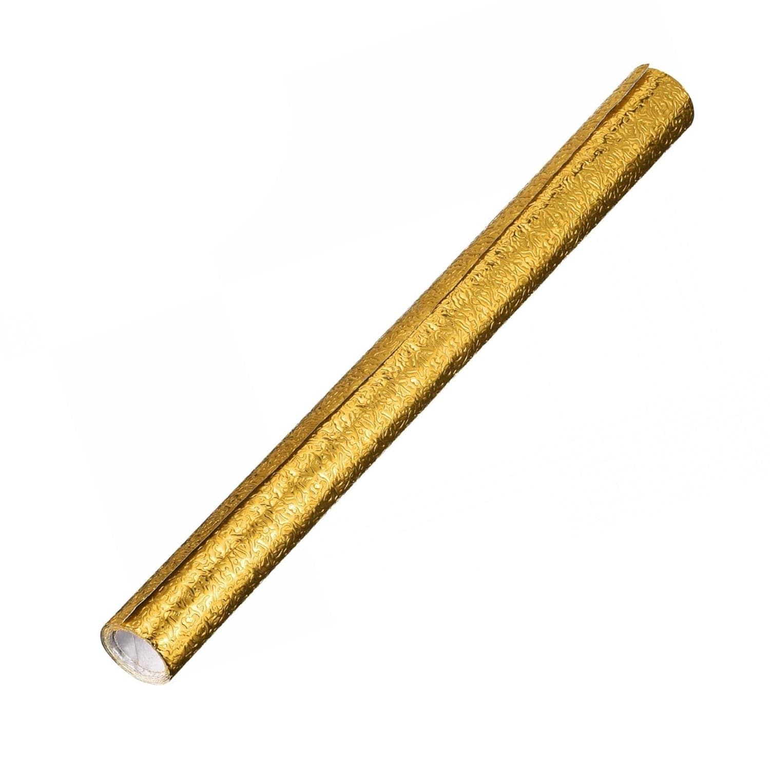 Oil Proof Sticker, Waterproof Self Adhesive Aluminum Foil Wallpaper (60 Cm—200 Cm / Golden / 1 Pc) thumbnail 1