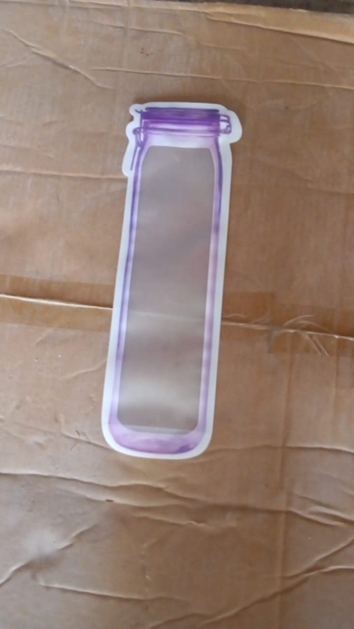 Food Storage Bag Bottles Shape Ziplock Bags Reusable (1 Pc / 500 ML) thumbnail 7