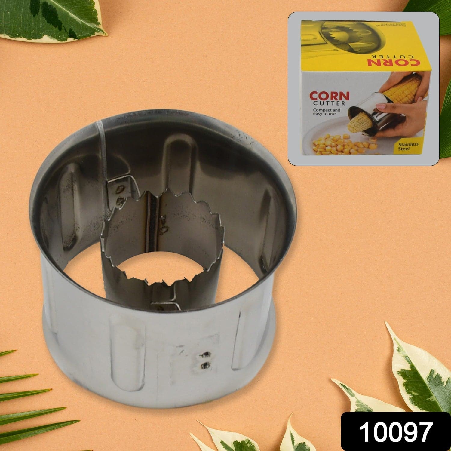 Corn Cutter Stainless Steel Stripping Kernels Remover (1 Pc) thumbnail 2