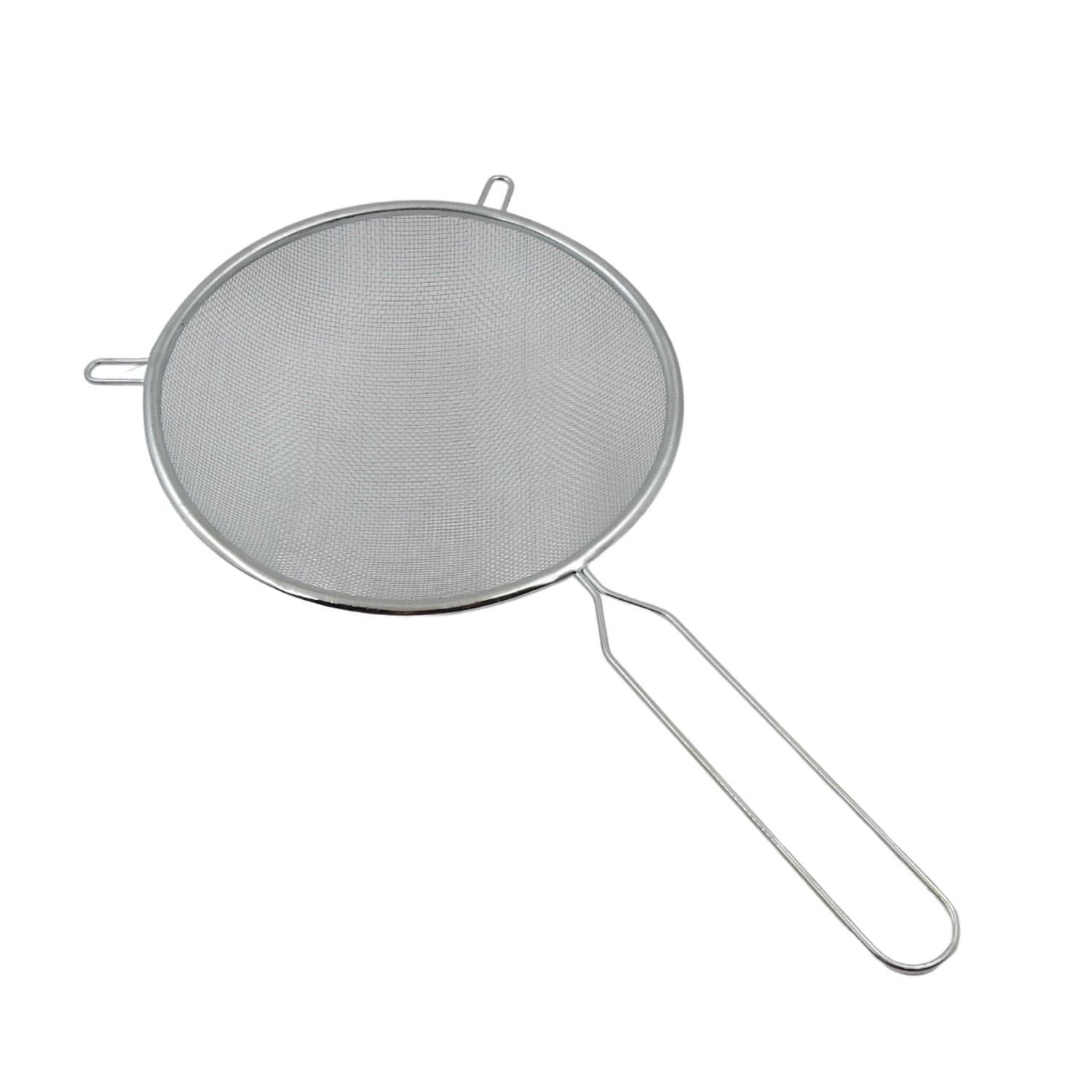 Big Mesh Strainer With Handle Stainless Steel Oil Straine, Mesh Sieve Strainer(1 Pc) thumbnail 5
