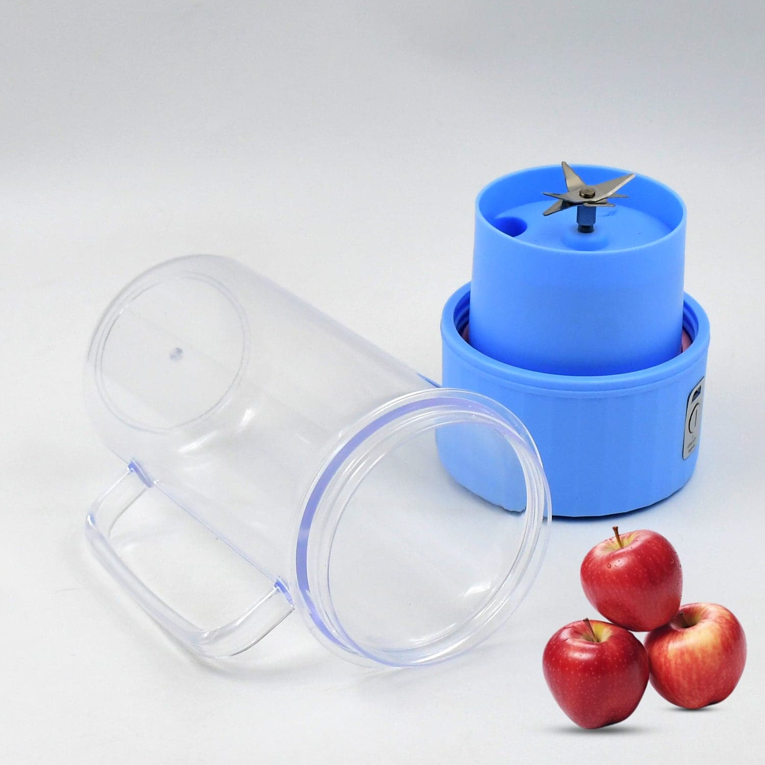Portable Electric Juicer With Handle & Straw, Usb Rechargeable 6 Stainless Steel Blades (500 Ml) thumbnail 6