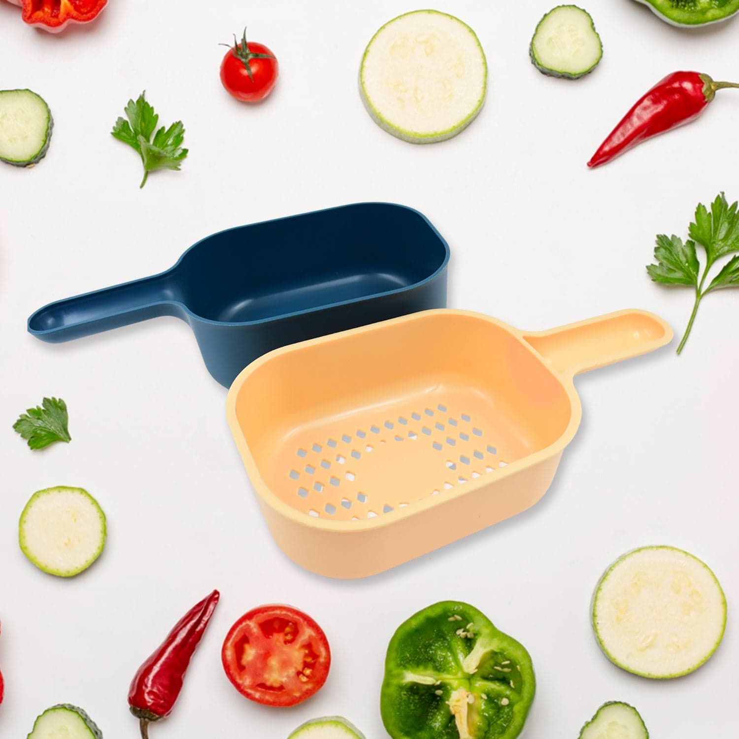 Vegetable Slicer Cutter - 6 Blades Kitchen Accessories thumbnail 3