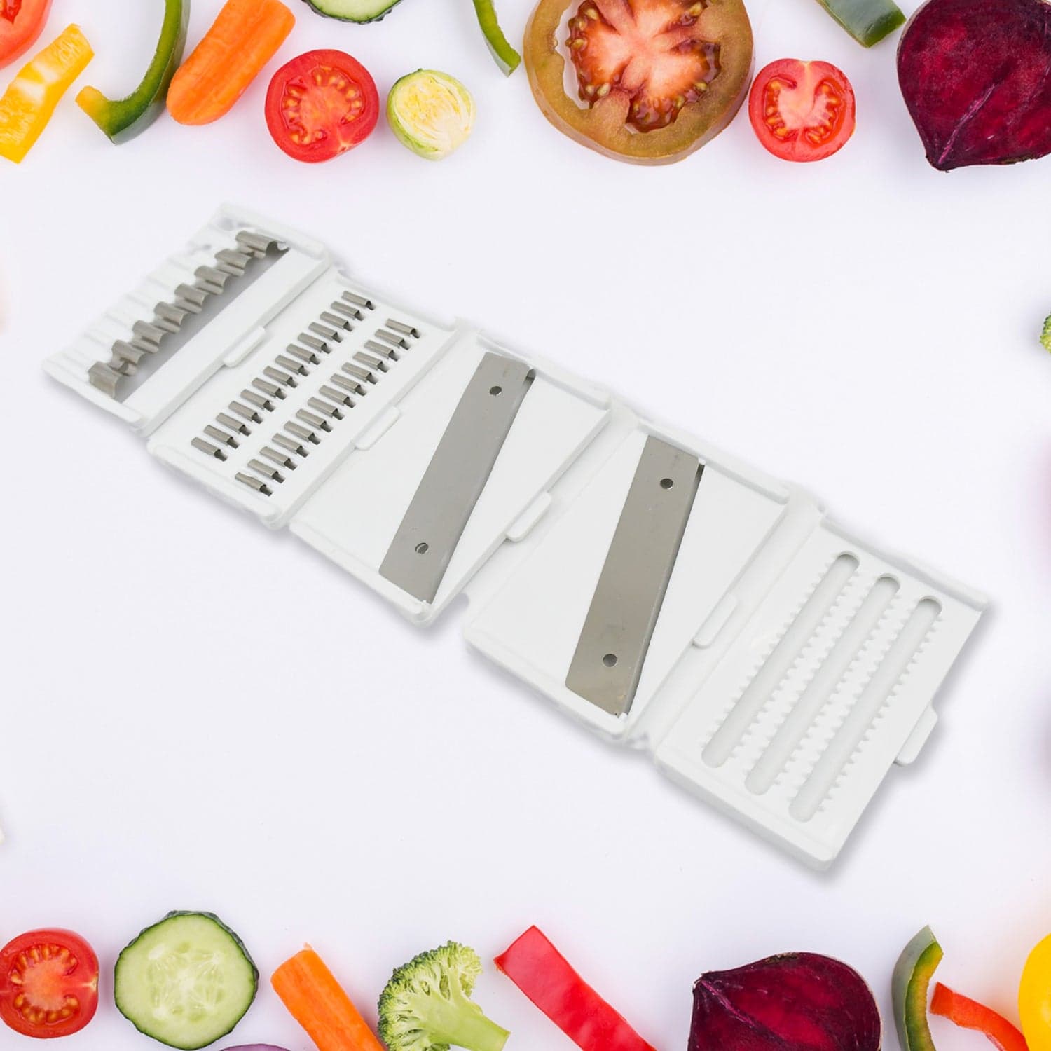 Vegetable Slicer Cutter - 6 Blades Kitchen Accessories thumbnail 4