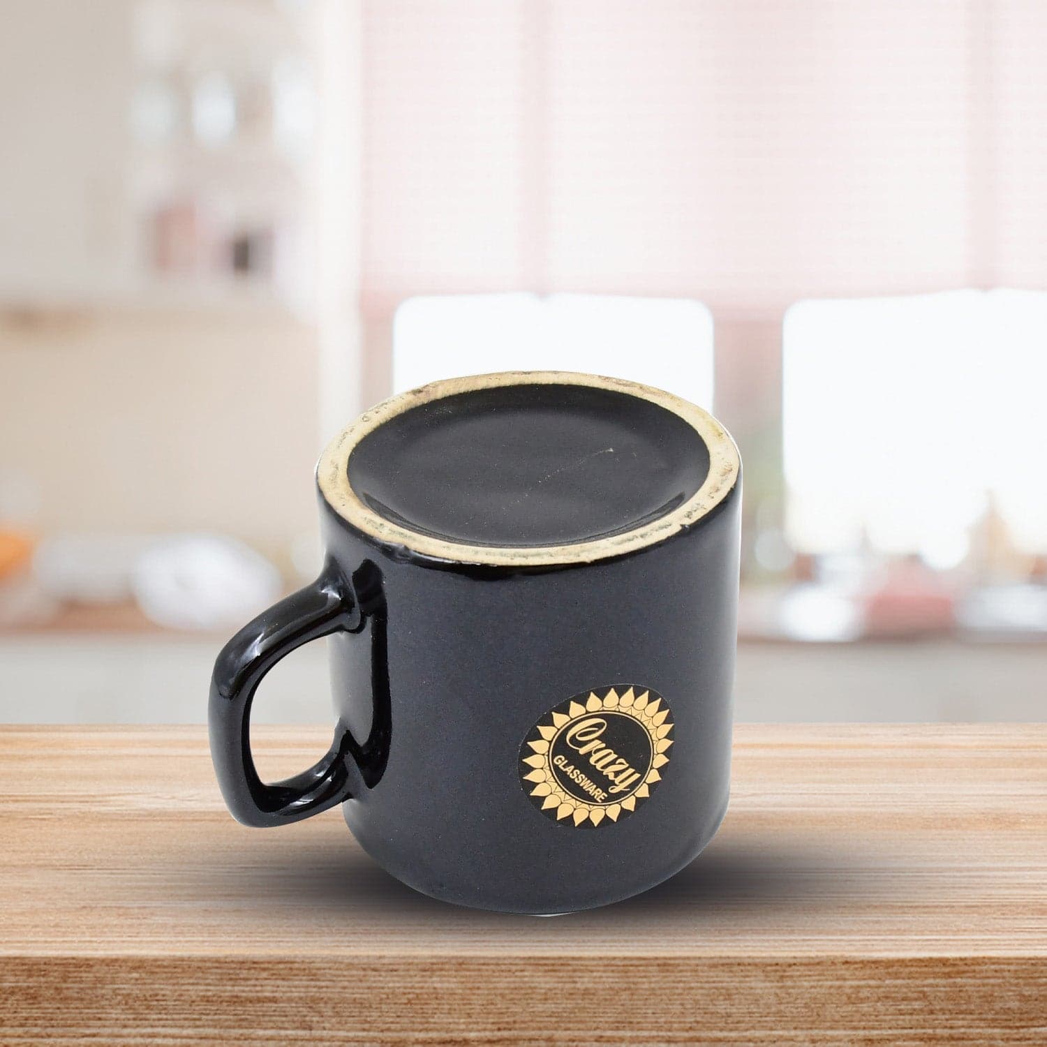 Hide & Seek Ceramic Tea / cups With Round Serving Bowl (4 Pcs set) thumbnail 3