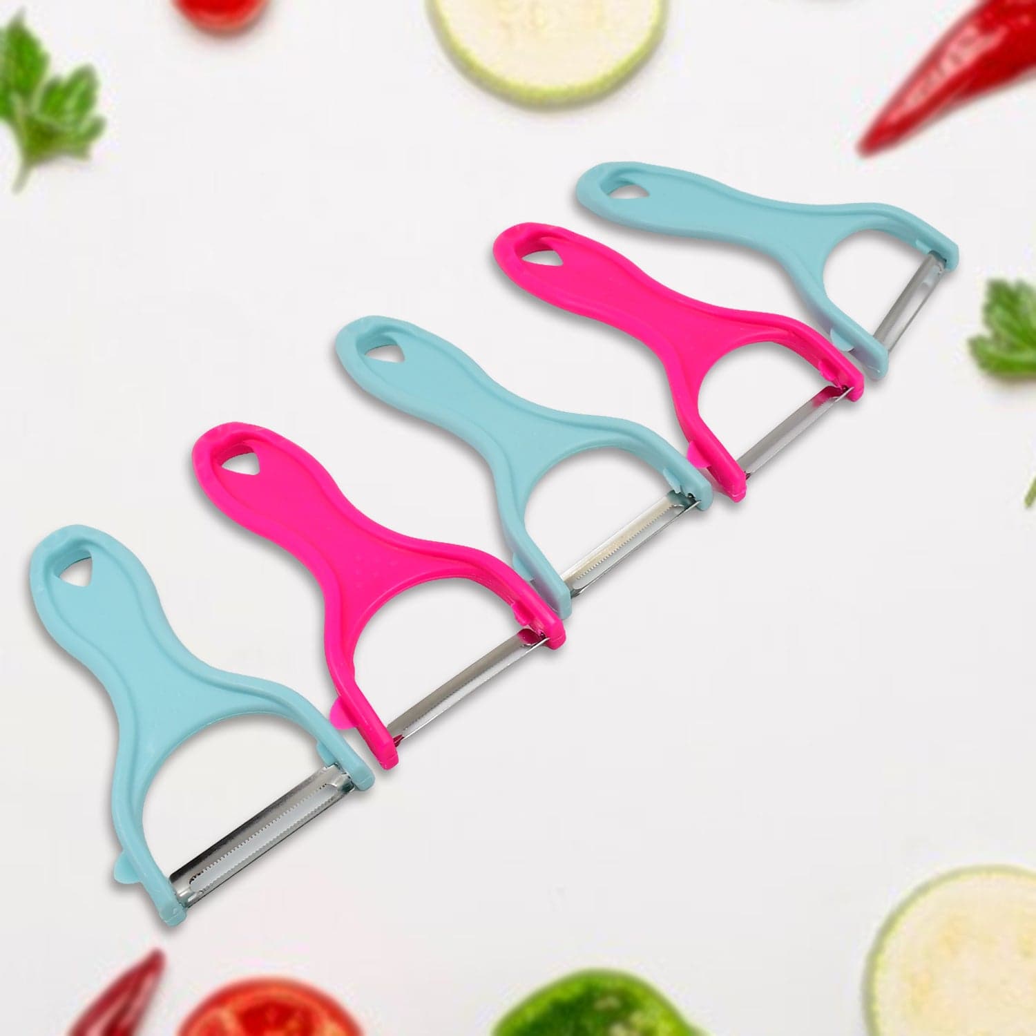 Stainless Steel Kitchen Scissors & Multipurpose Peeler (2 Pc Set / Mix Design Scissor & Peeler) thumbnail 6