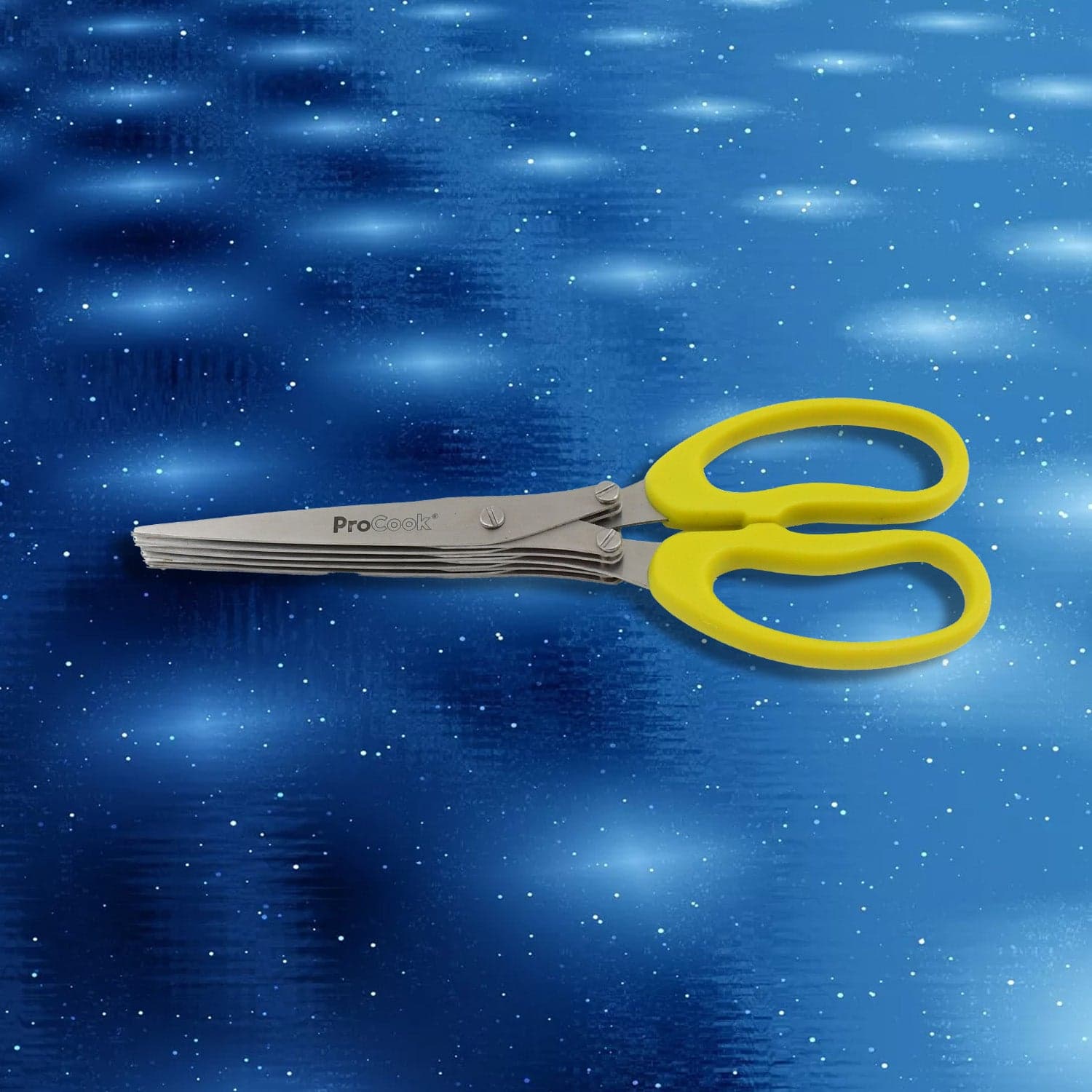Multifunction Vegetable Stainless Steel Herbs Scissor with 5 Blades (1 Pc) thumbnail 6