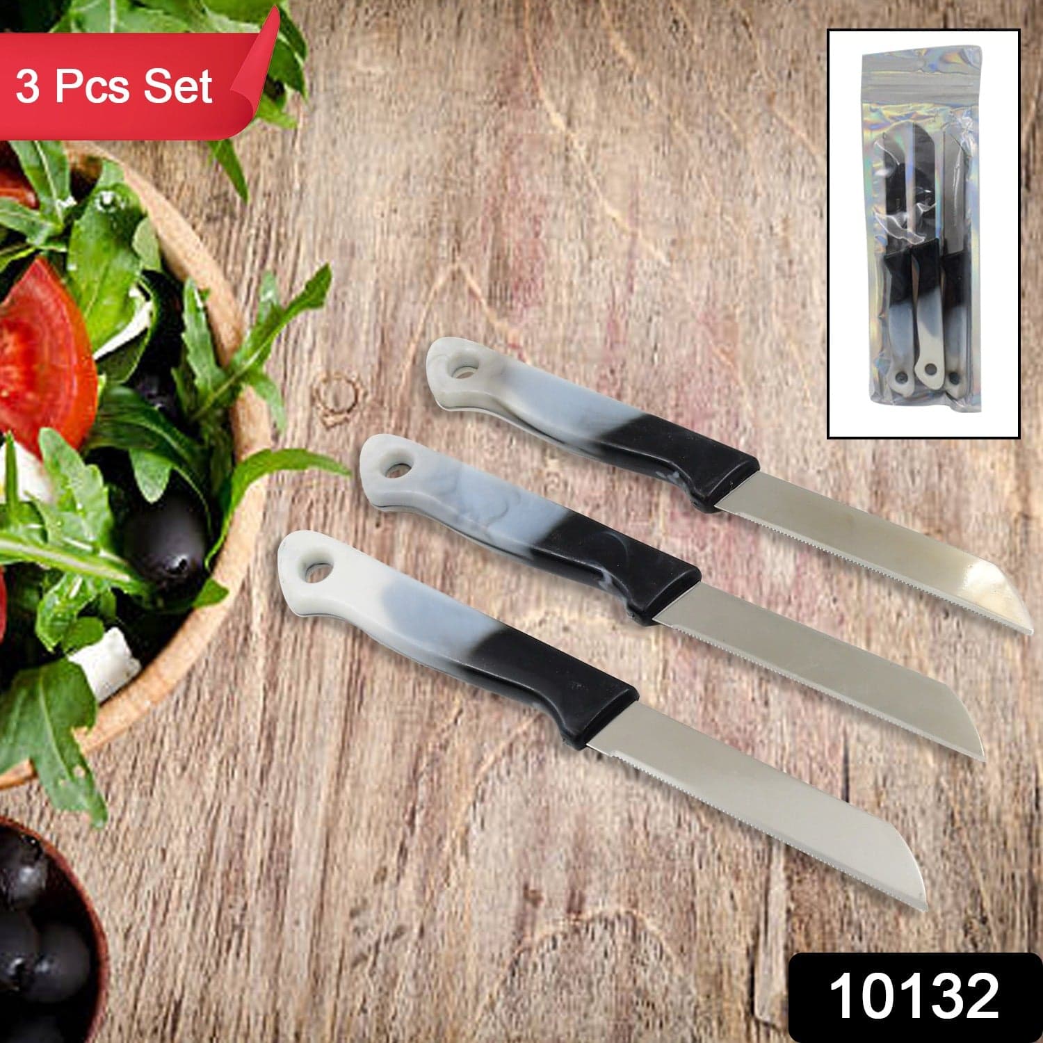 Kitchen Knife with Stainless Steel Blade (1 Pc) thumbnail 2
