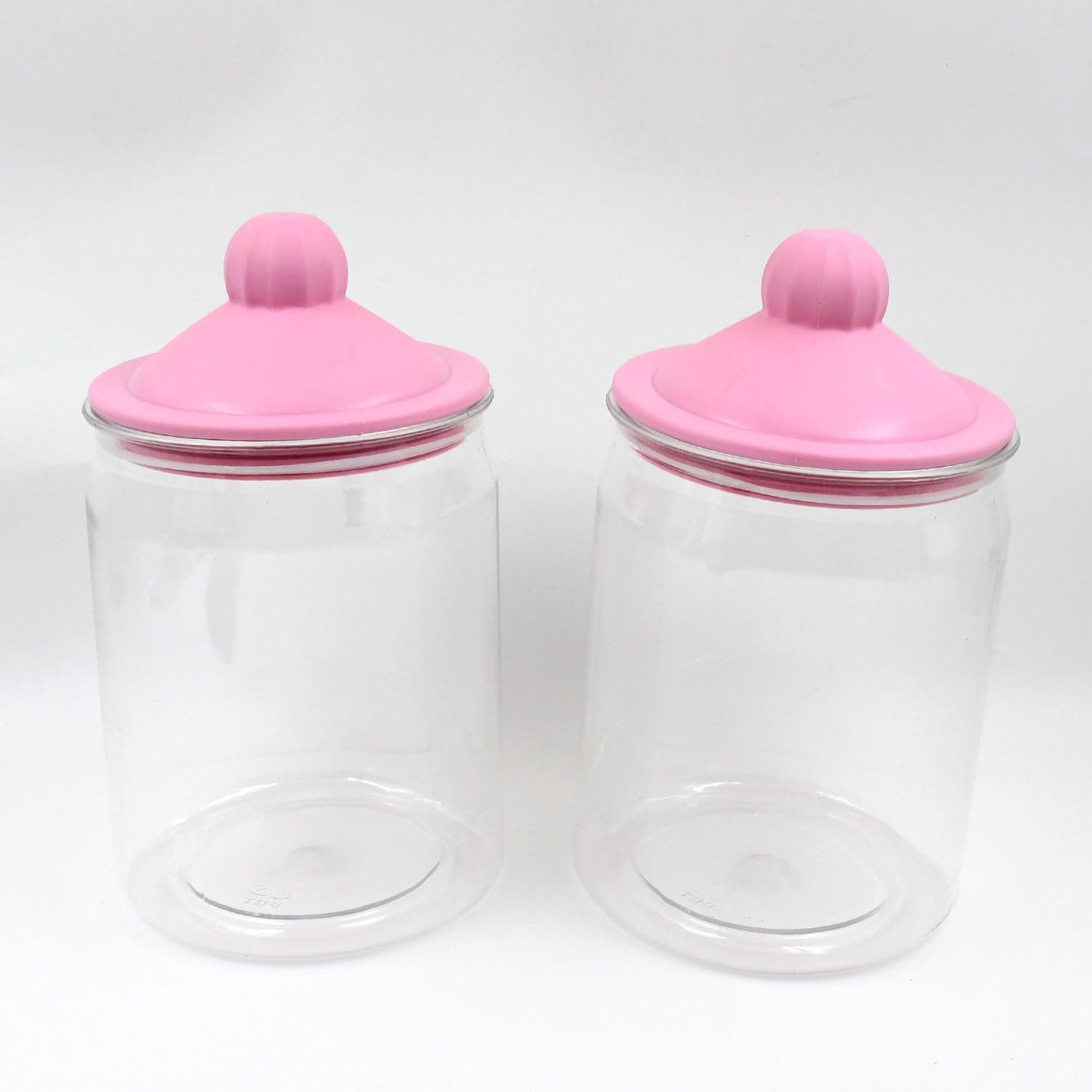 Transparent Kitchen Plastic Container/ Jar Set (2 Pcs Set / 1100 ML Approx) thumbnail 5