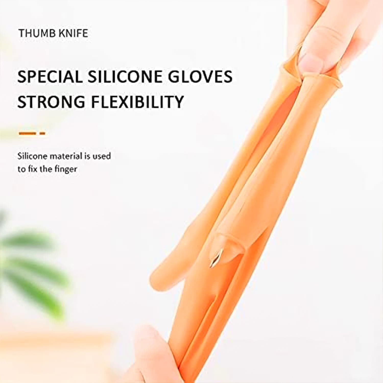 Right-Handed Silicone Thumb Cutter Gloves (1Pc) thumbnail 4