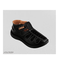 LIFEO Delta velcro Black Colors Casual Sandals For Boys & Girls