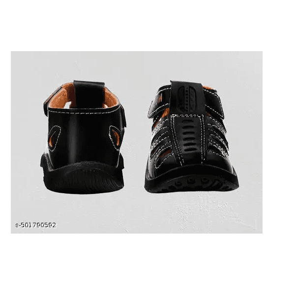 LIFEO Delta velcro Black Colors Casual Sandals For Boys & Girls thumbnail 3