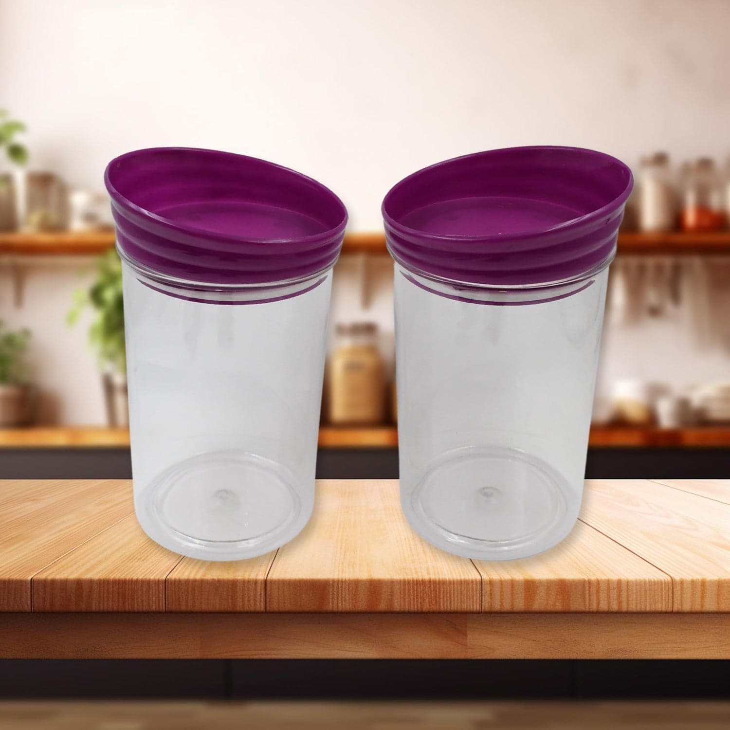 Plastic Premium Quality Kitchen Food Containers Set (1200ml Approx, Set Of 2 Pc) thumbnail 6