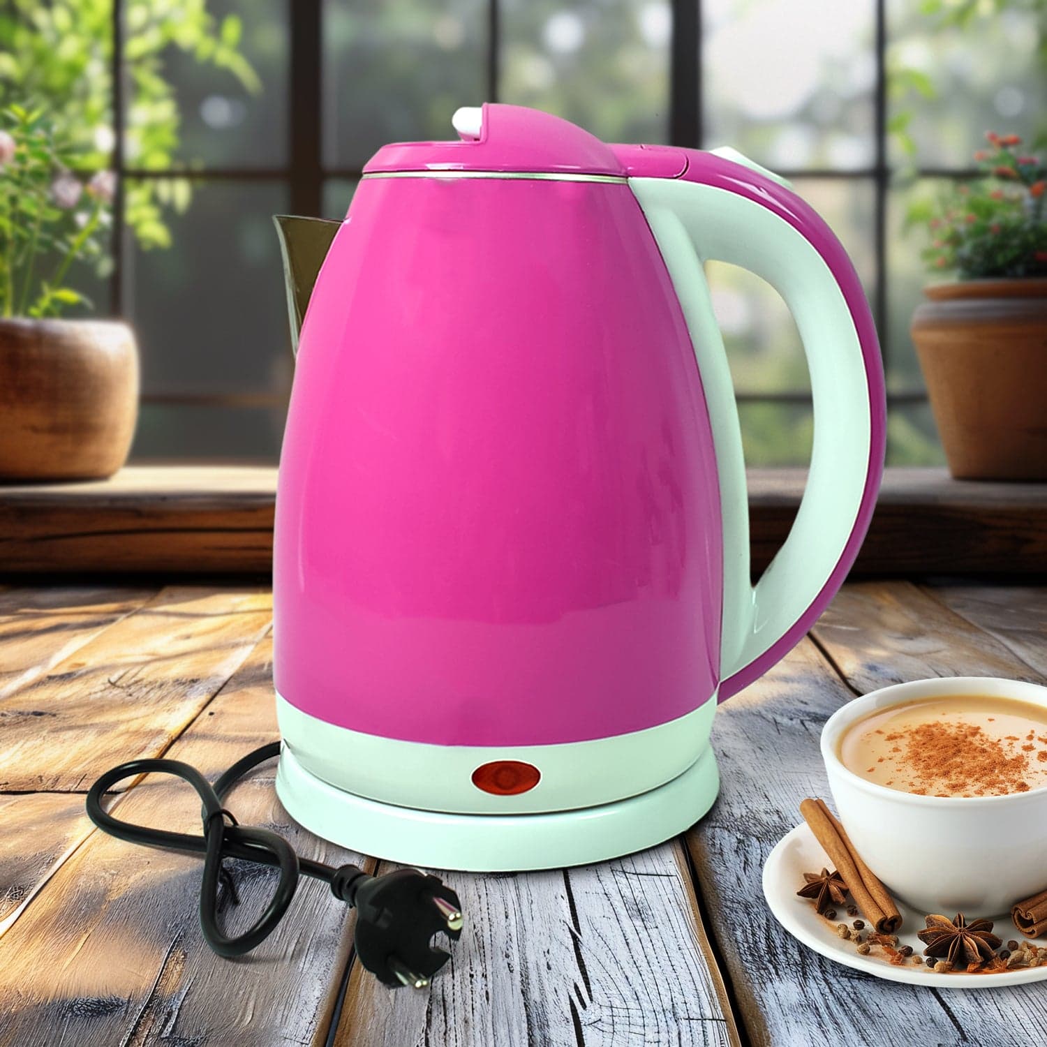 Stainless Steel Electric Kettle 1500 Watt (2 Ltr.) thumbnail 1