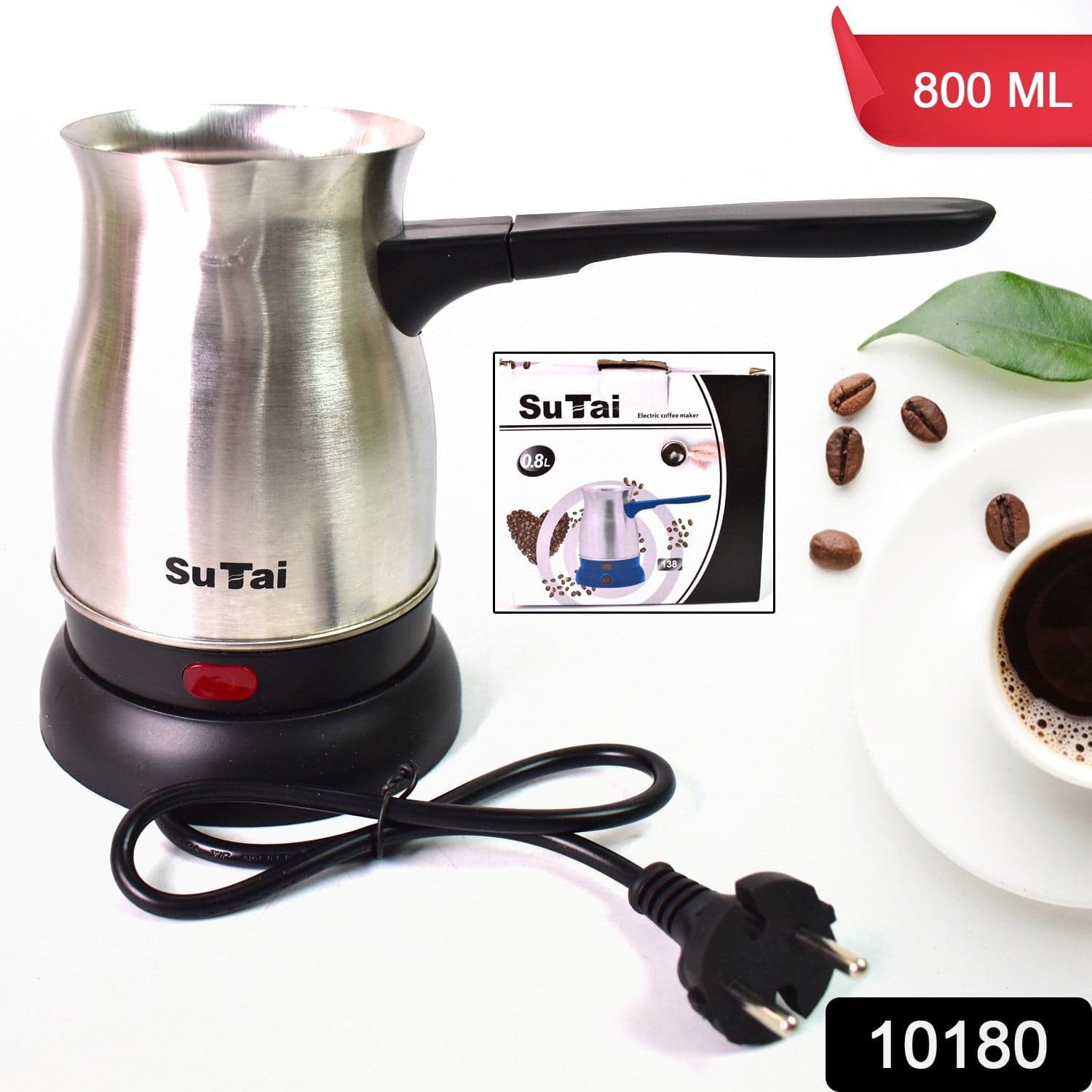 Coffee Pot, Coffee Maker, 800ml Even Heating Tea Maker Kettle (1 Pc) thumbnail 2