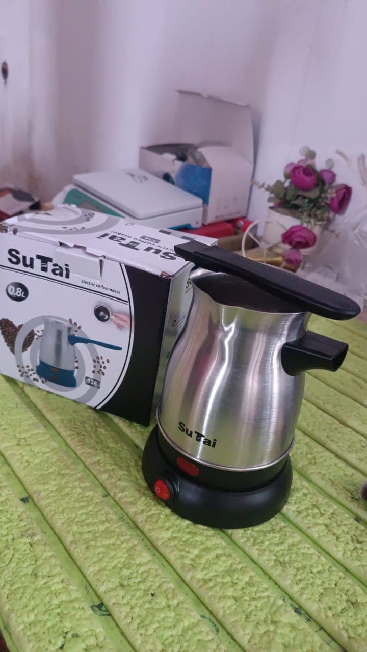 Coffee Pot, Coffee Maker, 800ml Even Heating Tea Maker Kettle (1 Pc) thumbnail 8
