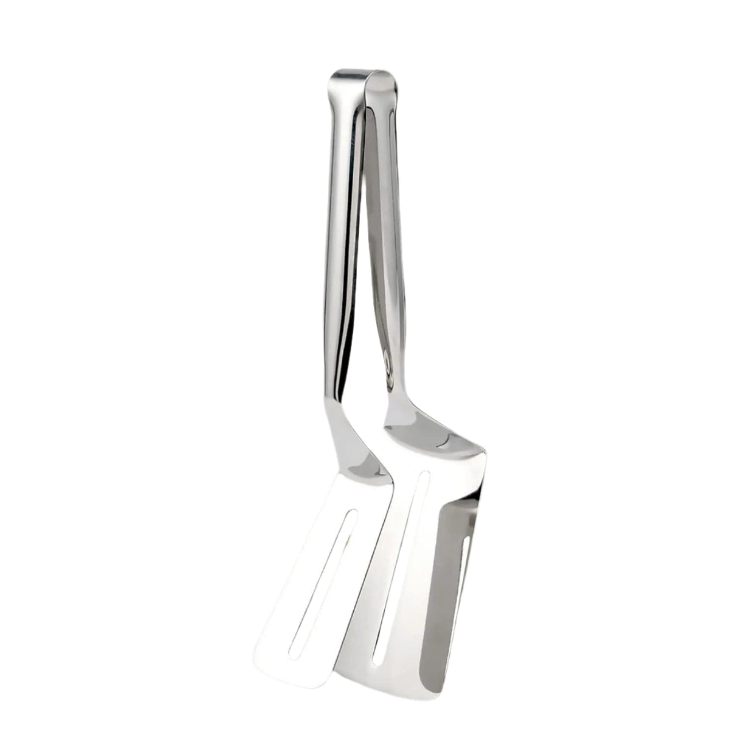 Stainless Steel Cooking Tong - Multifunctional Slotted Fish Double-Sided Spatula (1 Pc / 23 Cm) thumbnail 4