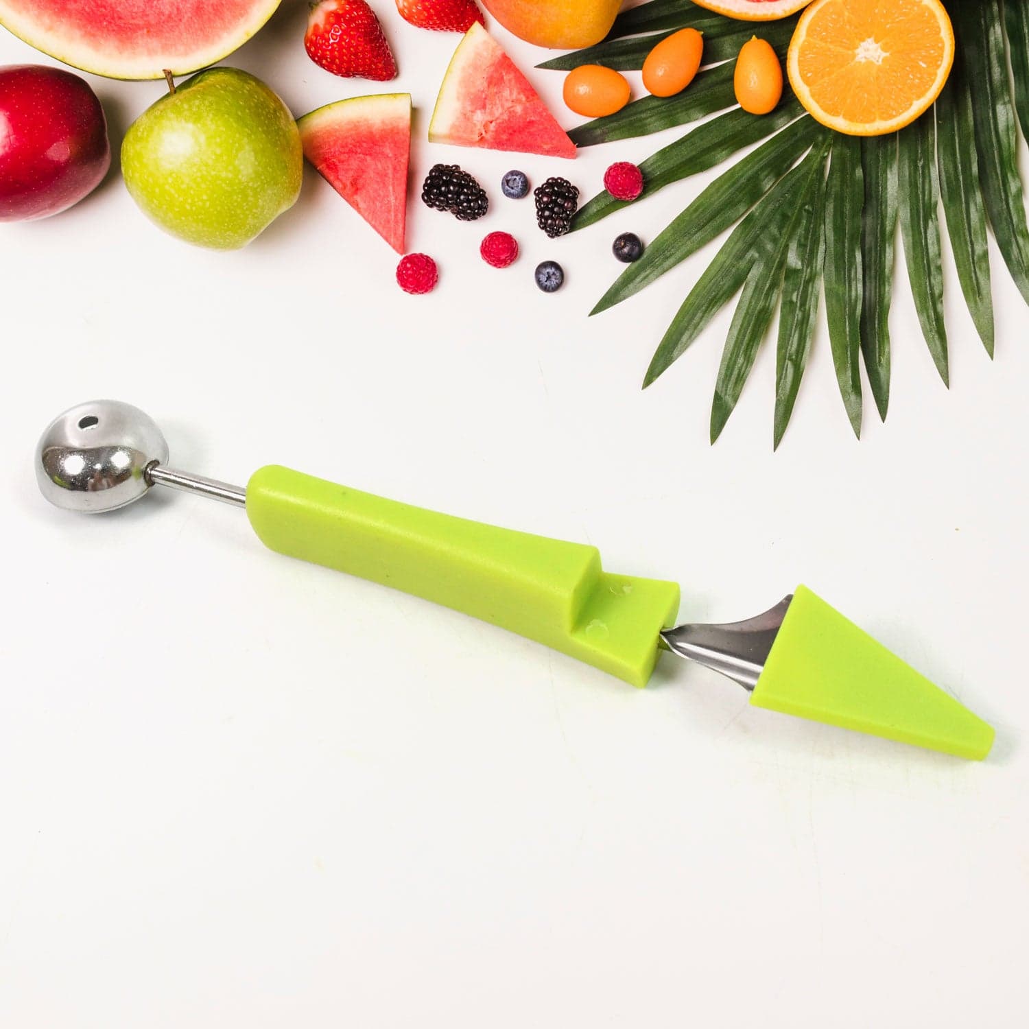 Professional 3 in 1 Stainless Steel Watermelon Cutter Fruit Carving Tools Set (1 Set) thumbnail 3