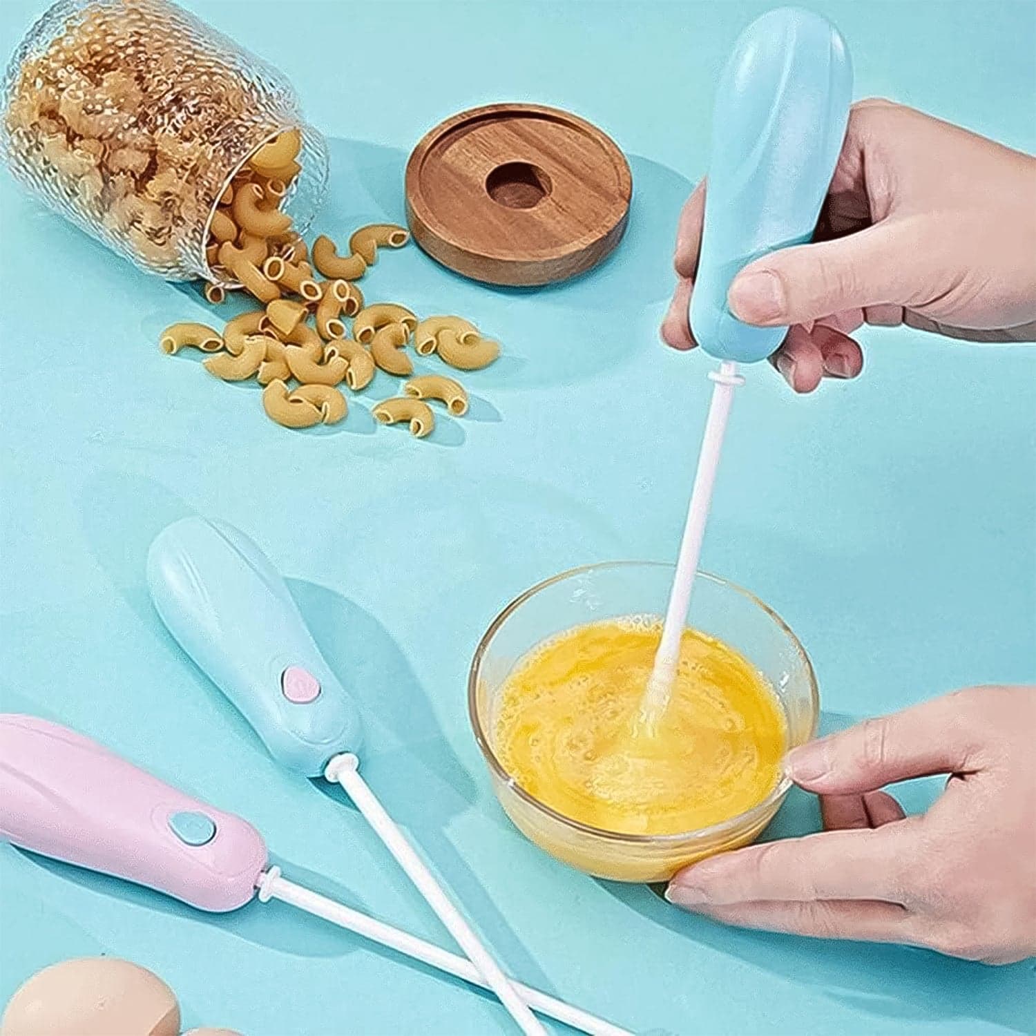 Handheld Plastic Electric Mixer Blender (1 Pc /Battery Not Included) thumbnail 3