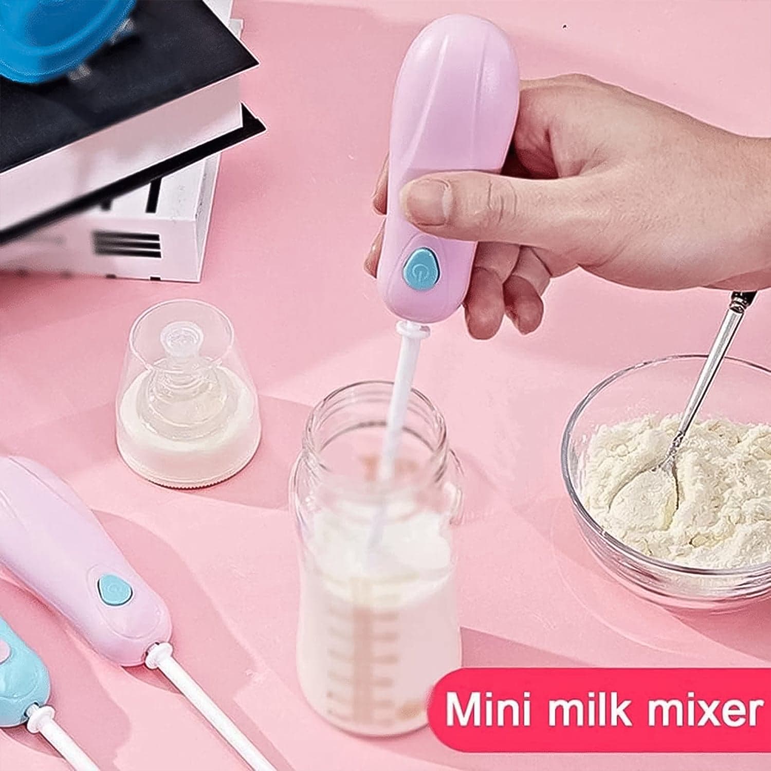 Handheld Plastic Electric Mixer Blender (1 Pc /Battery Not Included) thumbnail 6