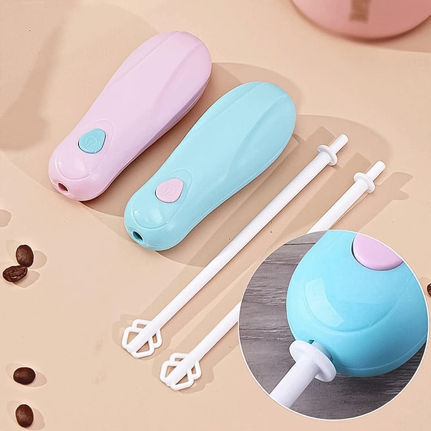 Handheld Plastic Electric Mixer Blender (1 Pc /Battery Not Included) thumbnail 7