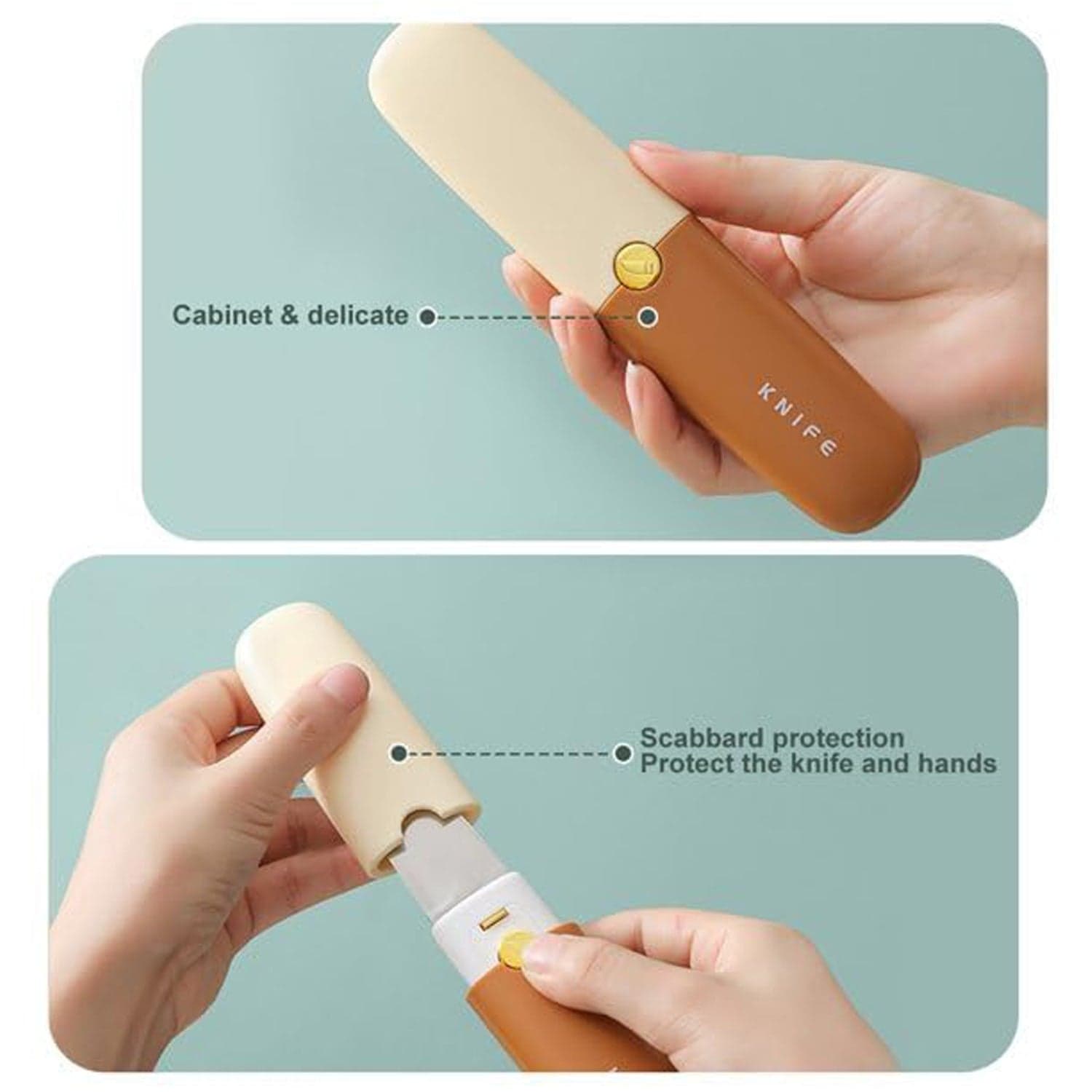 2 in 1 Knife, Multifunctional peeler fruit knife (1 Pc) thumbnail 3