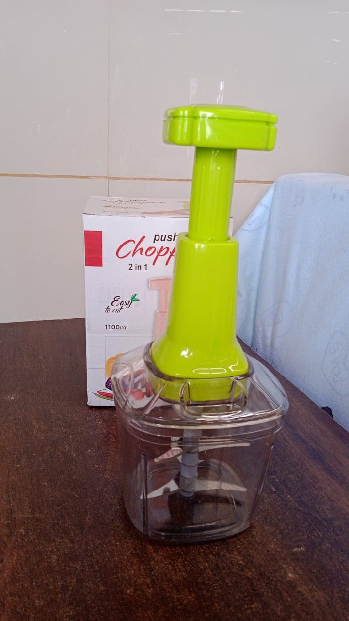 2in1 Press Vegetable Choppers for Kitchen (1100 ML) thumbnail 8