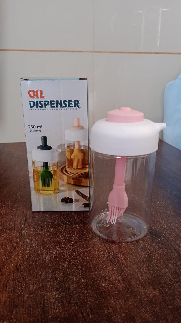 Oil Dispenser with Silicone Oil Brush (1 Pc / With Brush / 250 ML Approx) thumbnail 8