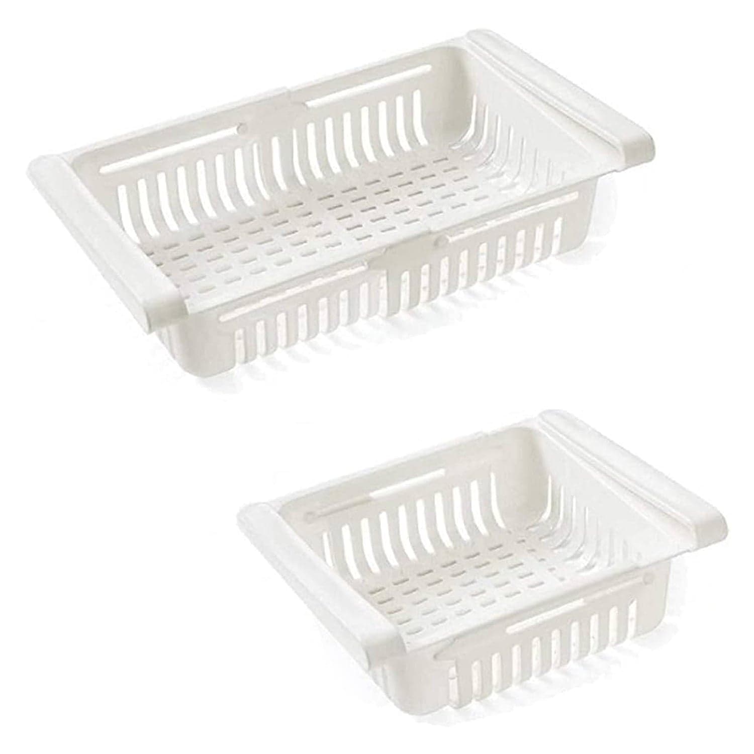 Expandable Adjustable Multipurpose Fridge Storage Basket (1 Pc) thumbnail 5