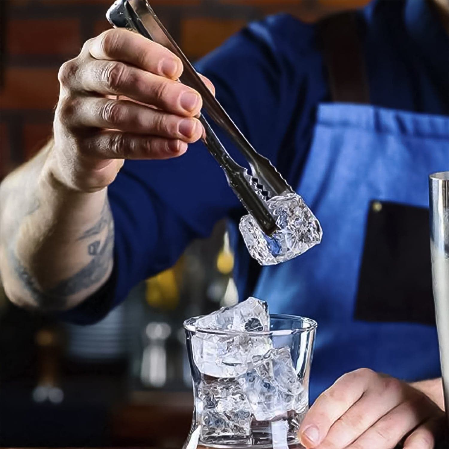 Stainless Steel Tong for Lifting Ice Cubes, Sugar Cubes | Serving Tongs (13 Cm / 1 Pc) thumbnail 5
