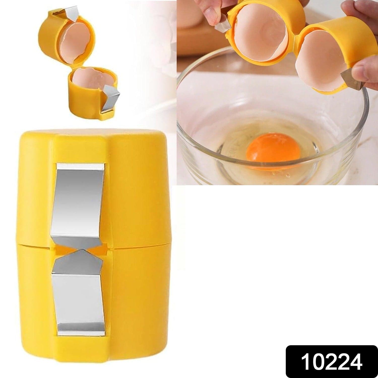 Egg Shell Opener Egg Cracker Tool for Raw Eggs Handheld (1 Pc) thumbnail 2