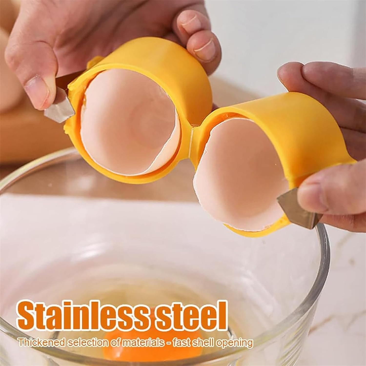 Egg Shell Opener Egg Cracker Tool for Raw Eggs Handheld (1 Pc) thumbnail 6