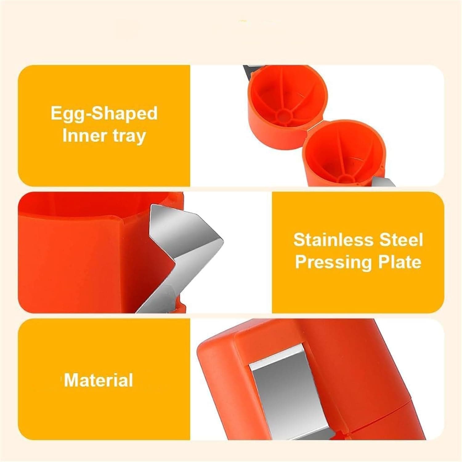 Egg Shell Opener Egg Cracker Tool for Raw Eggs Handheld (1 Pc) thumbnail 9