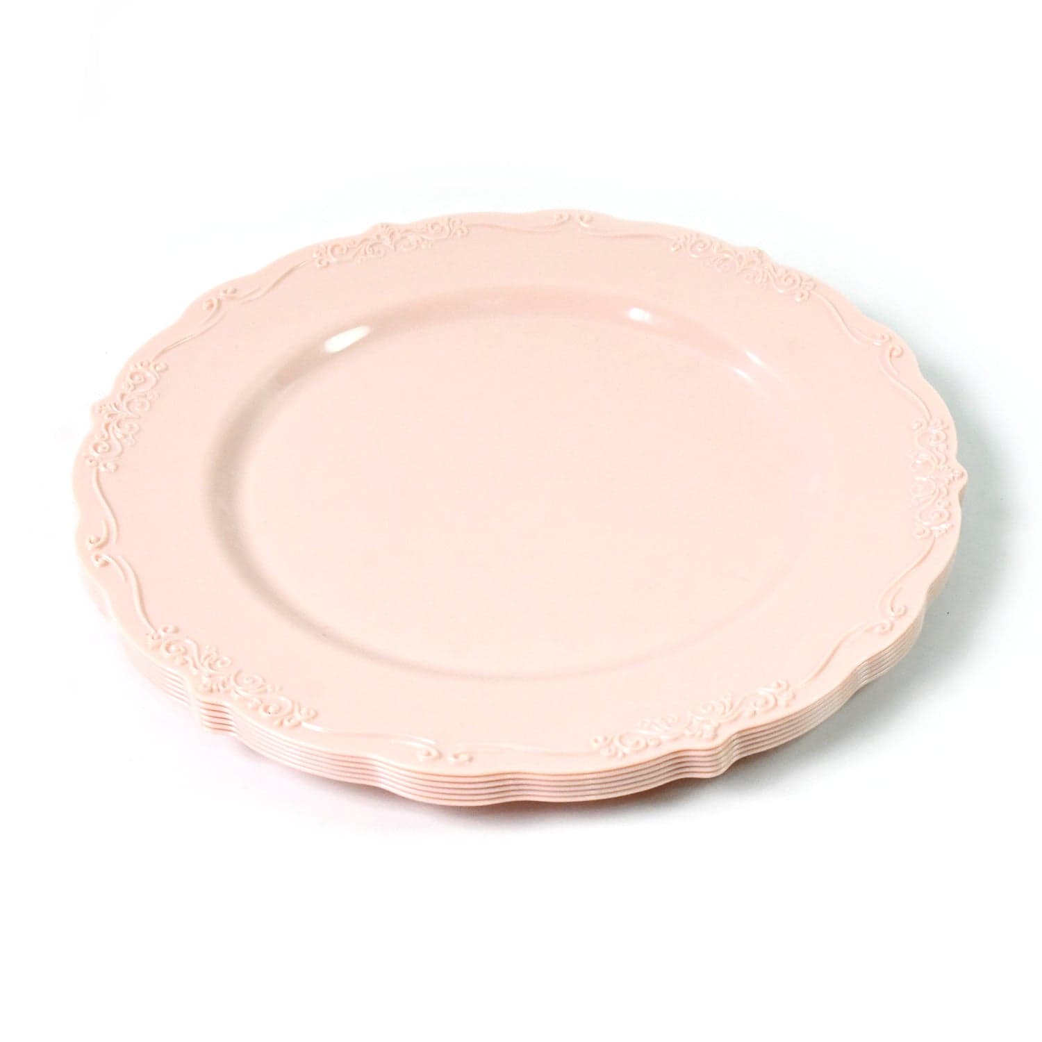 Plastic Dinner Plates Wedding Birthday Party Tableware Supplies (6 Pcs Set) thumbnail 7