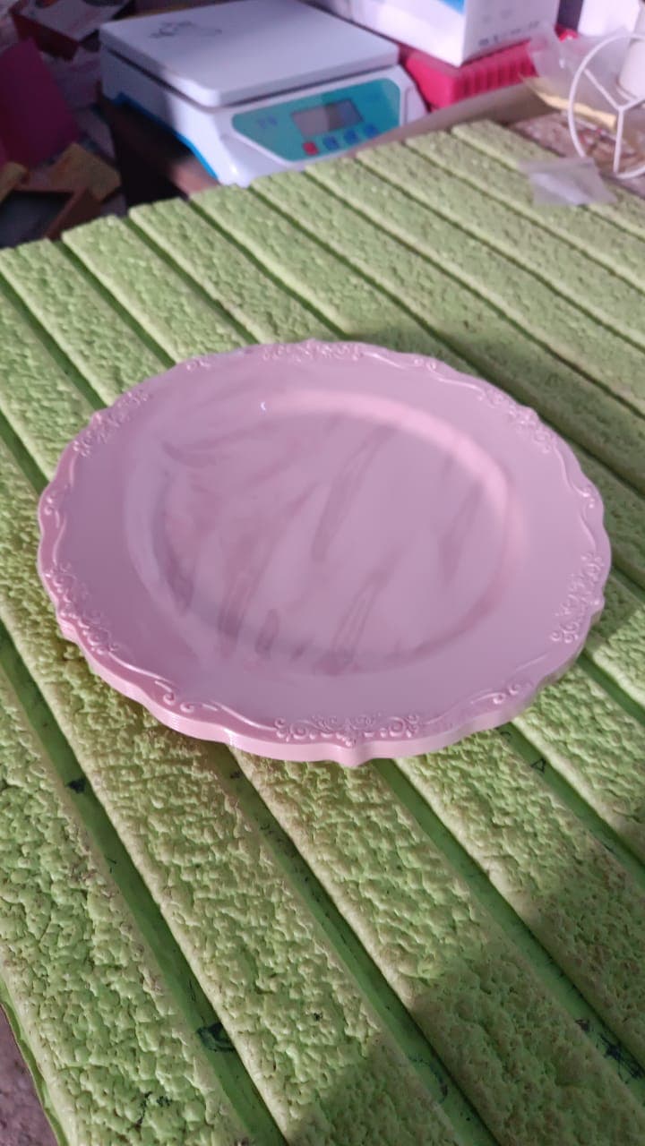 Plastic Dinner Plates Wedding Birthday Party Tableware Supplies (6 Pcs Set) thumbnail 8