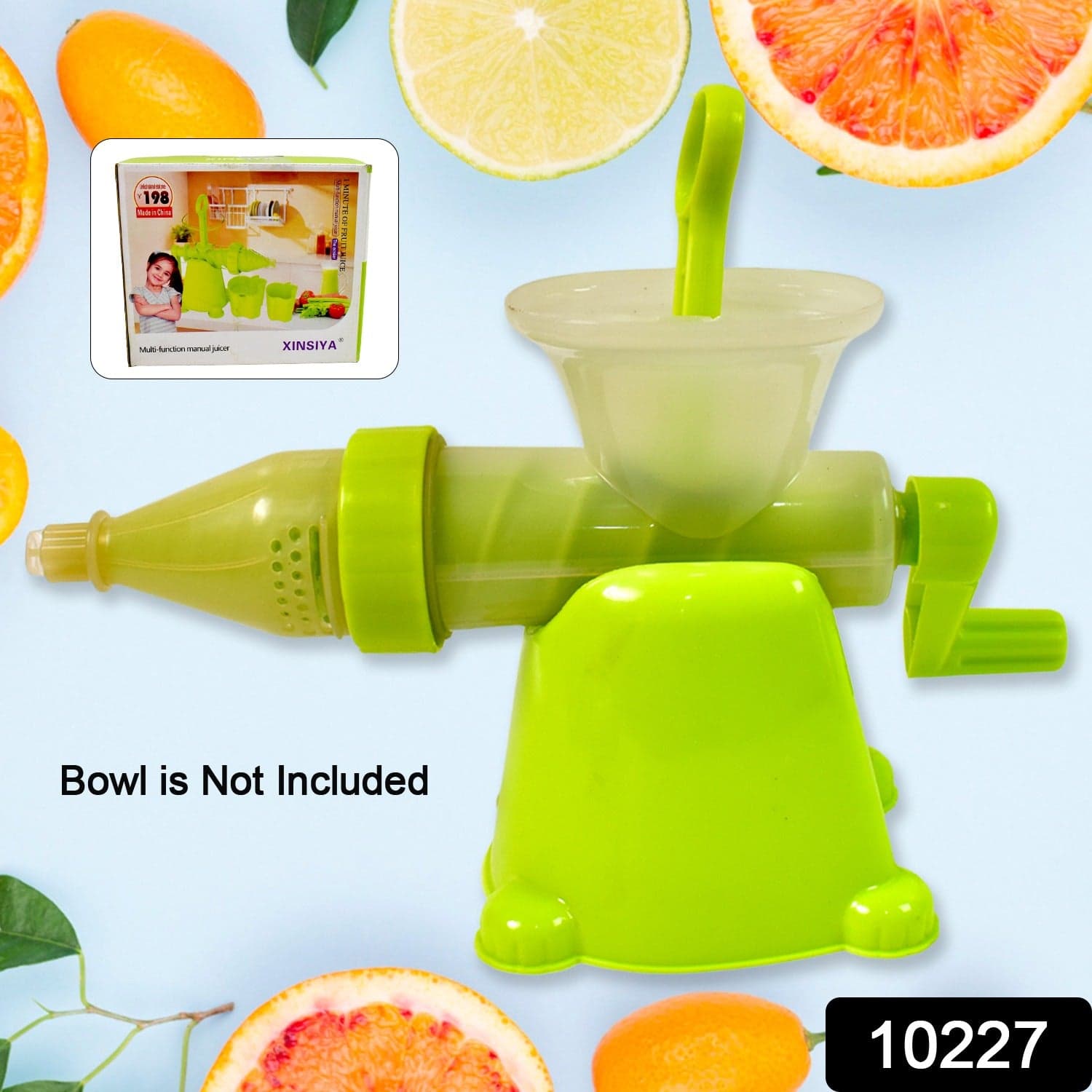 Manual Juicer Modern Plastic Fruit and Vegetable Juicer (1 Pc / Bowl Not Included) thumbnail 2