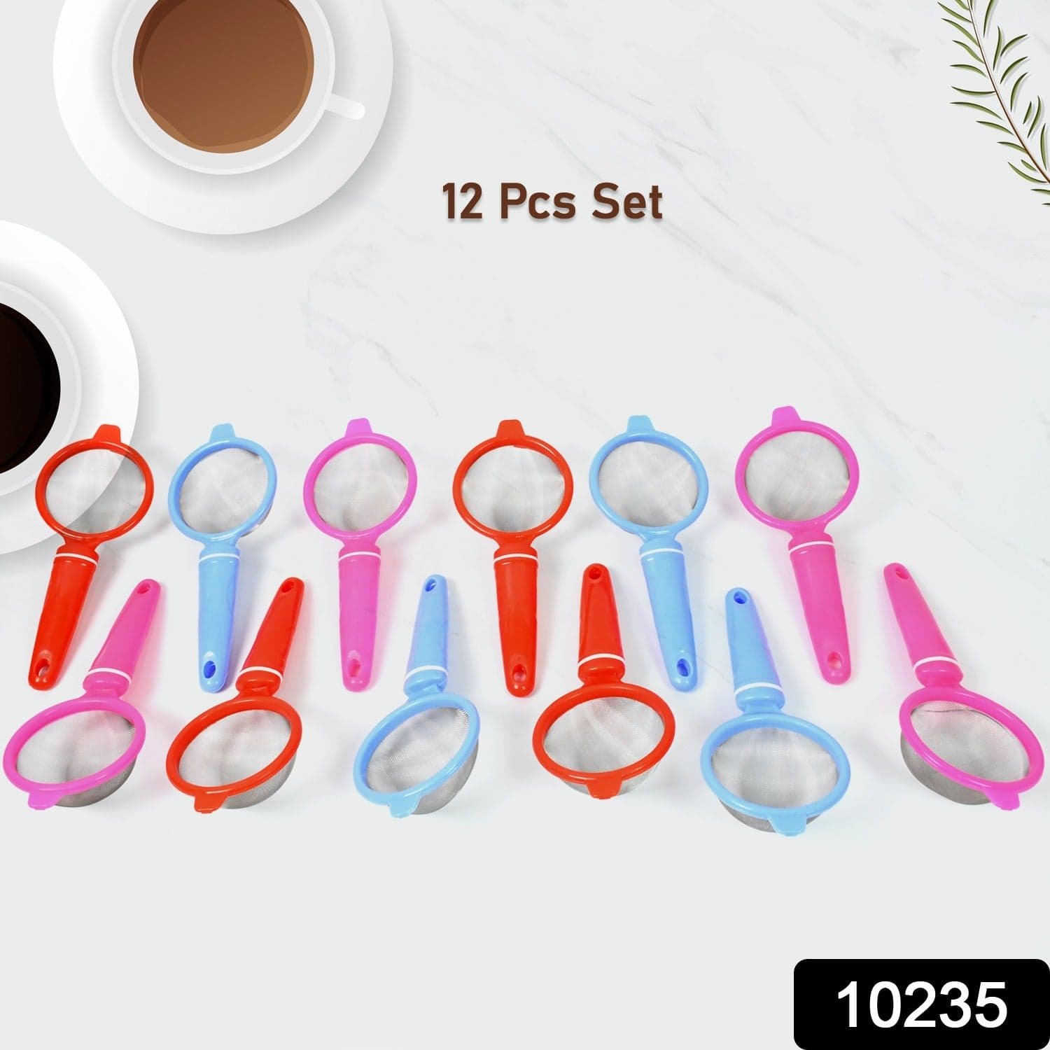 Plastic Multipurpose Tea and Coffee Strainer (Pack of 12 Pcs) thumbnail 2